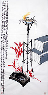 Chinese Qing Gong Painting,68cm x 136cm,2371031-x