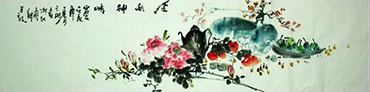 Chinese Qing Gong Painting,34cm x 138cm,2449011-x