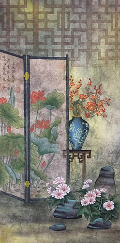 Qing Gong,65cm x 134cm(25〃 x 53〃),2505005-z