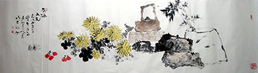 Chinese Qing Gong Painting,50cm x 180cm,2522005-x