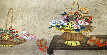 Chinese Qing Gong Painting,68cm x 136cm,2547063-x
