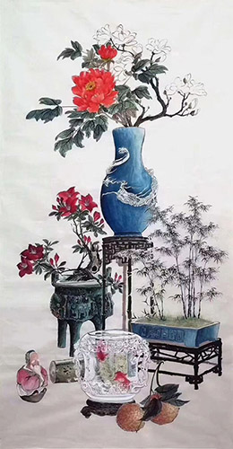 Qing Gong,68cm x 136cm(27〃 x 54〃),lxw21215002-z