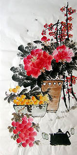 Chinese Qing Gong Painting,50cm x 100cm,mh21175012-x