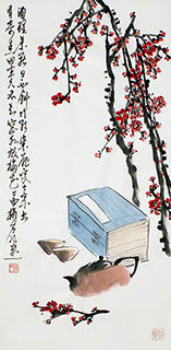 Chinese Qing Gong Painting,34cm x 69cm,ms21139075-x