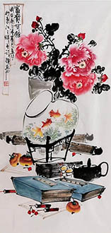 Chinese Qing Gong Painting,50cm x 100cm,xqf21217005-x