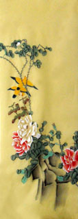 Chinese Rose Painting,50cm x 107cm,2336058-x