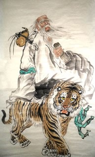 Chinese Sages Painting,66cm x 130cm,3348039-x