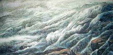 Chinese Sea Painting,120cm x 240cm,1332002-x
