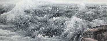 Chinese Sea Painting,70cm x 180cm,lh11083011-x
