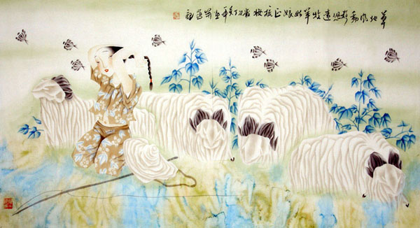 Sheep,66cm x 130cm(26〃 x 51〃),4464001-z