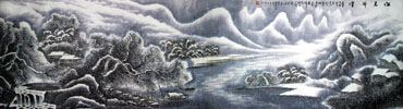 Chinese Snow Painting,60cm x 240cm,1169005-x