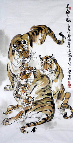 Tiger,68cm x 136cm(27〃 x 54〃),4447011-z