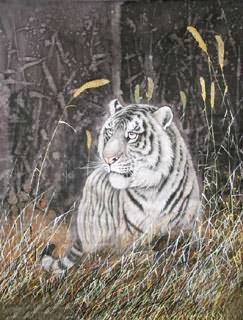 Chinese Tiger Painting,50cm x 70cm,4521004-x