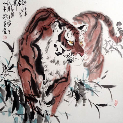 Tiger,69cm x 69cm(27〃 x 27〃),4695031-z