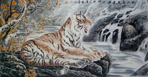 Tiger,68cm x 136cm(27〃 x 54〃),4695100-z