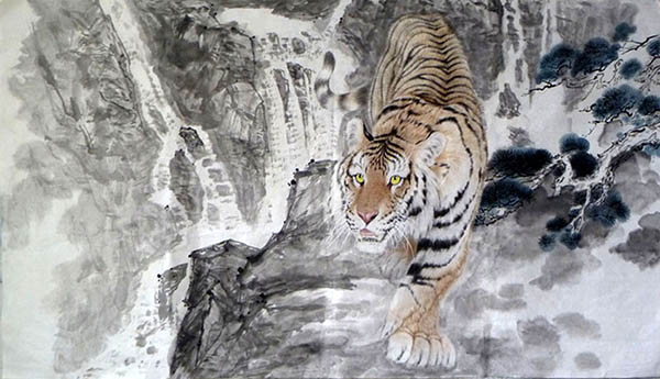Tiger,80cm x 150cm(31〃 x 59〃),4695127-z