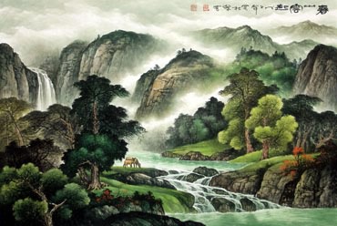 Chinese Trees Painting,81cm x 120cm,1135053-x