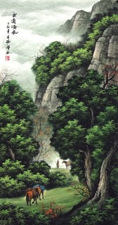 Chinese Trees Painting,50cm x 100cm,1135056-x