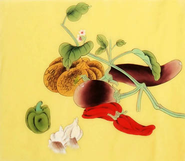 Chinese Vegetables Painting,40cm x 50cm,2340124-x