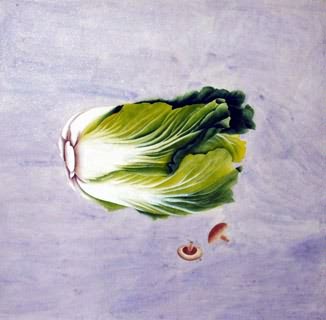 Chinese Vegetables Painting,66cm x 66cm,2603015-x