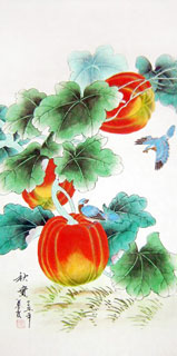 Chinese Vegetables Painting,50cm x 100cm,2703086-x
