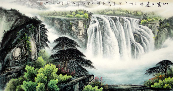 Waterfall,66cm x 136cm(26〃 x 53〃),1033005-z