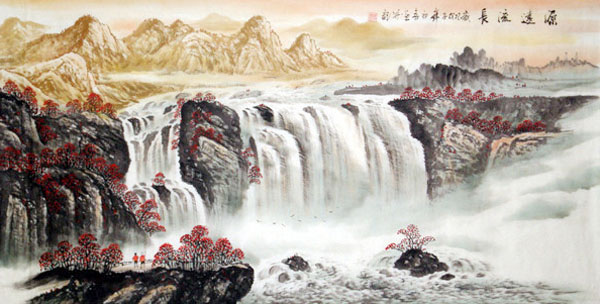 Waterfall,69cm x 138cm(27〃 x 54〃),1033008-z