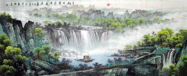 Waterfall,96cm x 240cm(38〃 x 94〃),1047017-z