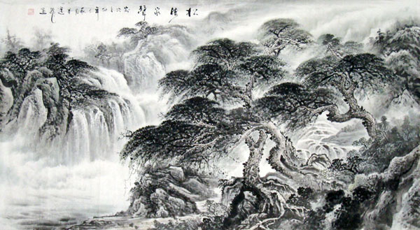Waterfall,97cm x 180cm(38〃 x 70〃),1058016-z