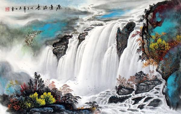 Waterfall,60cm x 97cm(23〃 x 38〃),1107007-z