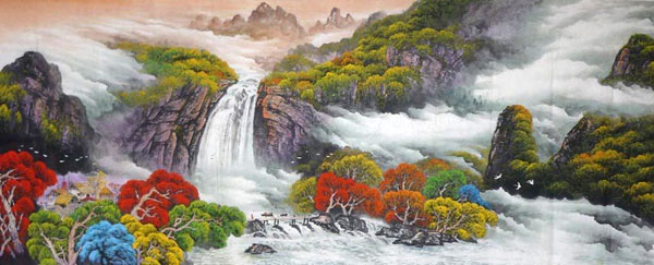 Waterfall,96cm x 240cm(38〃 x 94〃),1134002-z