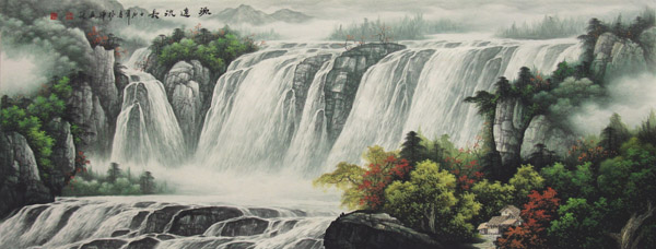 Waterfall,70cm x 180cm(27〃 x 70〃),1135041-z