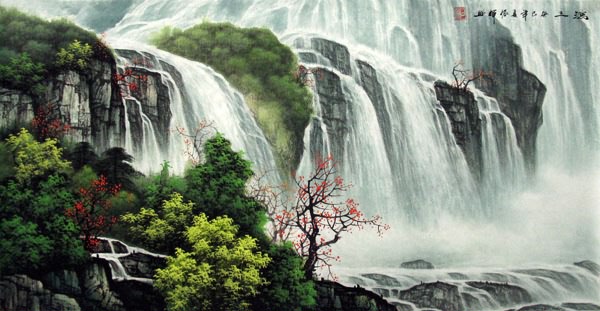 Waterfall,48cm x 96cm(19〃 x 38〃),1135120-z