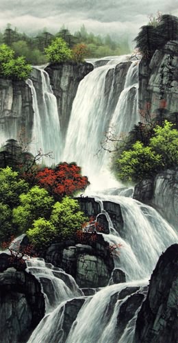 Waterfall,48cm x 96cm(19〃 x 38〃),1135125-z