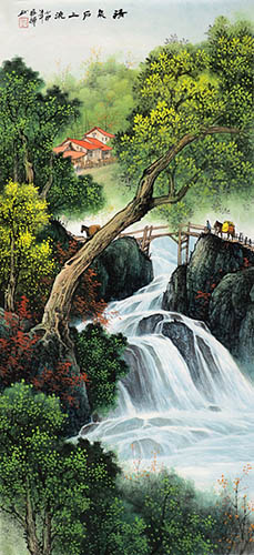 Waterfall,48cm x 96cm(19〃 x 38〃),1135144-z