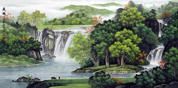Waterfall,68cm x 136cm(27〃 x 54〃),1135149-z