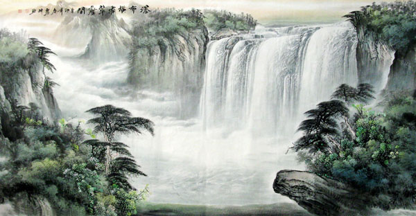 Waterfall,120cm x 240cm(47〃 x 94〃),1136002-z