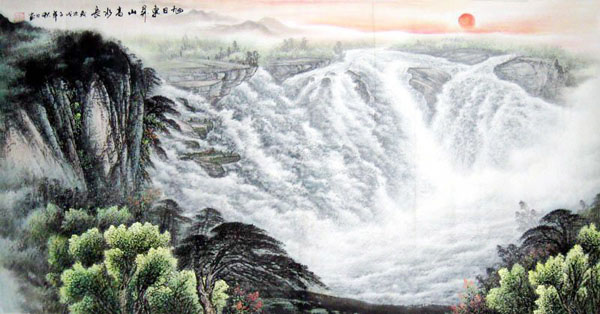 Waterfall,69cm x 138cm(27〃 x 54〃),1139001-z