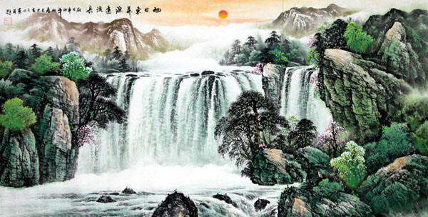 Waterfall,69cm x 138cm(27〃 x 54〃),1139004-z