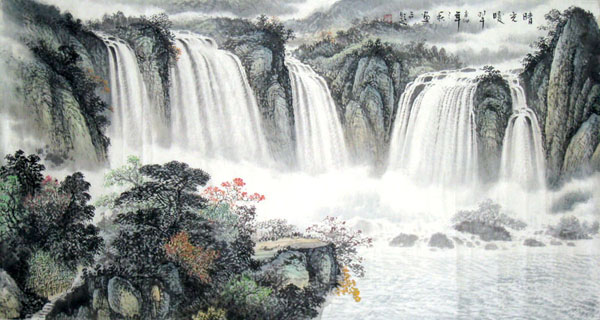 Waterfall,97cm x 180cm(38〃 x 70〃),1139005-z