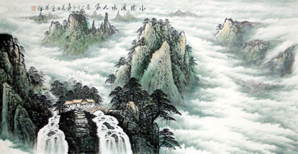 Waterfall,69cm x 138cm(27〃 x 54〃),1146003-z