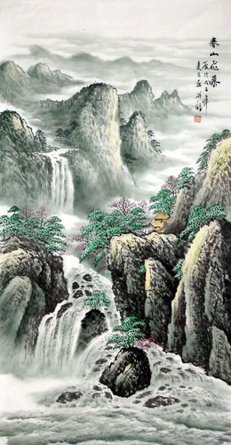 Waterfall,66cm x 136cm(26〃 x 53〃),1146004-z