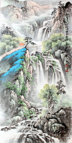 Waterfall,69cm x 138cm(27〃 x 54〃),1148001-z