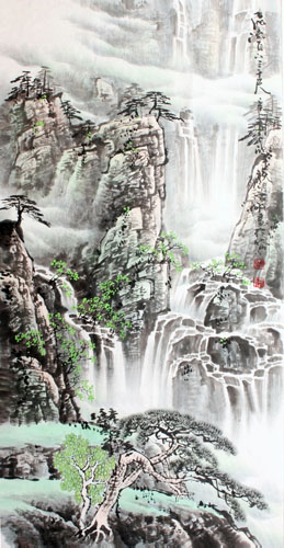 Waterfall,66cm x 136cm(26〃 x 53〃),1148008-z