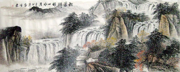 Waterfall,70cm x 180cm(27〃 x 70〃),1156003-z