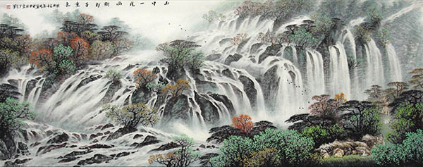 Waterfall,70cm x 180cm(27〃 x 70〃),bj11168003-z