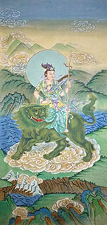 Chinese Zen Buddhism Painting,80cm x 190cm,3011027-x