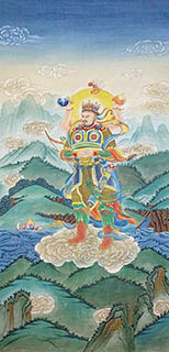 Chinese Zen Buddhism Painting,80cm x 190cm,3011030-x