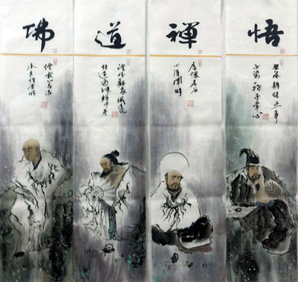 Zen Buddhism,34cm x 138cm(13〃 x 54〃),3046002-z