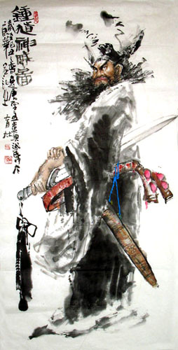 Zhong Kui,69cm x 138cm(27〃 x 54〃),3447002-z